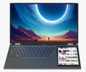 Dual Screen 15.6″ + 7″ Business Laptop Intel N95 Customized 16GB RAM 512GB SSD Touch Screen Notebook Laptops