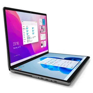 Dual Screen Laptop 10.5 Inch Touch Screen Quad Core Intel Celeron N100 16GB+1TB Yoga Laptop for Business
