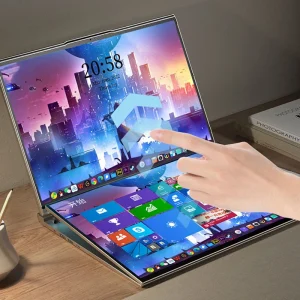 Dual Screen Laptop 16 Inch + 16 Inch Touch Screen Intel I7-1260P Processor Laptop DDR4 SSD Notebook