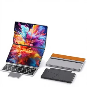Dual Screen Metal Laptop Core I3 SSD Lightweight Portable Split Screen Touchscreen English Keyboard DUAL FAN Cooling Windows