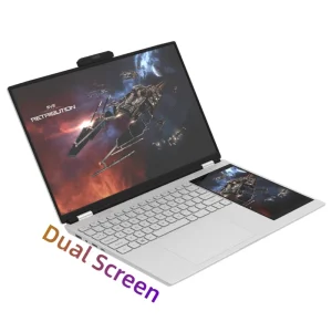 Dual Screen Touch Intel Celeron N150 Laptop 16GB 32GB 512GB 1TB Metal Slim Win11 for Student Learning