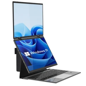 Dual Touch Screen Laptop 14 Inch + 14 Inch Intel N100 DDR4 16GB RAM 256GB 512GB SSD Business Laptops