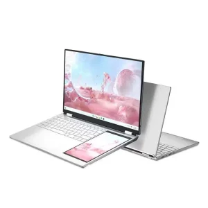 Dual-Touchscreen Student Laptop Intel N100 8GB RAM 16GB/512GB/1TB Storage Graphics Card Notebook EU Plug English Keyboard