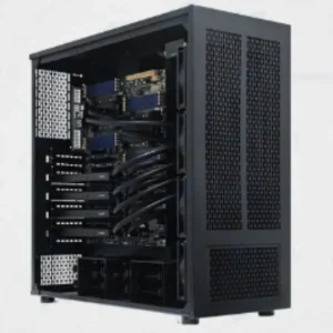 Dual Xeon Full Liquid Cooled Tower Deep Learning Workstation Supports 4 GPUs for Model Training and Inference Barebone System
