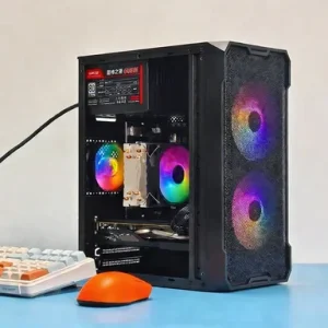 E5 2666V3 RX580 Full Gaming PC CUSTOM Computer Set Equipment Desktops Prebuilt Build Desktop Gamer PC