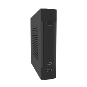 EVC Mini Desktop PC Core 3-14th Gen DDR3 8/16GB VGA 4USB M.2 WiFi LAN Type-C Windows Linux Metal Case Fan Cooling Computer