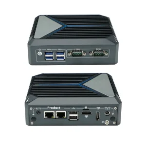 Economical Mini Pcs Alder 12thLake N100 DDR4 M.2 Slots 4K HD MI Dual 2.5G LAN Thin Client for AI Warehouse Management Computer