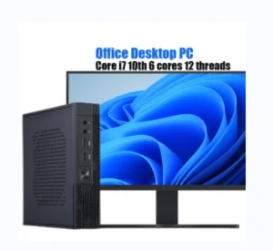 Educational School Computer Core I7 10850H 10870H DDR4 6 Cores VGA DP HD MI Triple Display Win11 Linux Office Desktop MINI PC