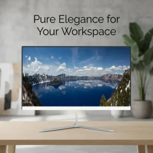 Elegant 21.5 Inch All in One Desktop Computer I3 I5 I7 3-14th Gen FHD Slim Business PC for Professional Office Productivity