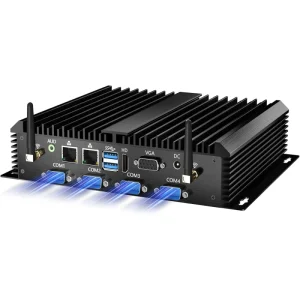 Embedded Computer Desktop Mini Fanless SSD/HDD Windows 10