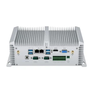 Embedded Desktop Industrial PC I5-8350U Dual LAN 2*RS232/422/485 USB3.0 4K GPIO Fanless Mini Computer