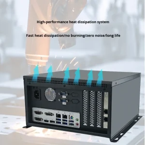 Embedded Industrial Computer with I3 I5 I7 CPU 4 Slot Expansion 4GB RAM