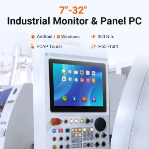 Embedded Industrial Panel Mount Capacitive Resistive Touch Computer