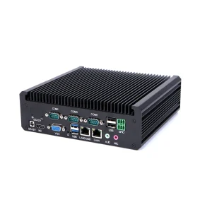 Embedded Mini Computer Factory Intel Core I7 6500U 8550U 1065G7 1270P 6RS232 485 COM Industrial Fanless Mini PC