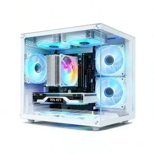 Equipped with Intel Core i5 Gaming Tower PC for Professional Office and Home Use