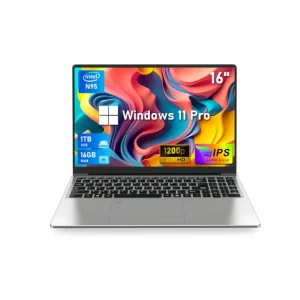 Factory 16″Laptop N95 1TB Win11 Laptop Business Portable Backlight Fingerprint Unlocking Gaming Student Personal & Home Laptops