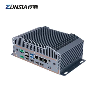 Factory 3 LAN 6 Com Fanless Industrial Mini PC 12th Gen N150 N305 2 DDR5 POE CAN X86 IOT Embedded Computer Case