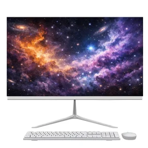Factory Custom 23.8 Inch IPS Display Win10/11 Pro Intel Core I3/i5/i7 16GB RAM 512GB SSD Front Desk Cashier All-in-One PC