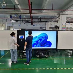 Factory Custom 5 Inch Monitor with 75 Inch Touch Screen AIO All in One Interactive Whiteboard with LCD Display Featuring Core I7