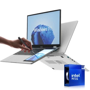 Factory Customizes High-End Laptop with Dual 15.6+7 Inch Touch Screen for Business & Office Student Use