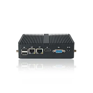 Factory Directly Sale Fanless Minipc Computer Desktop J1900 NUC Minipc with Dual RS232 Dual LAN Industrial Computer
