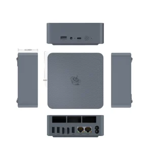 Factory Mini PC EQR5 Ryzen 5 5500U 6C 12T DDR4 16G RAM 480G SSD Dual LAN 1000M Dual 4K HDMI Office Mini PC
