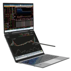 Factory New Ultrabook 14.1 Inch Foldable Dual Touch Screen Intel 14th N150 Aluminum Yoga Laptops for Students and Designers