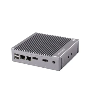 Factory OEM PC Dual Gigabit Ethernet Ports Supports Win10 Linux Dual Display with 2 HD-MI Industrial Fanless X86 Mini PC