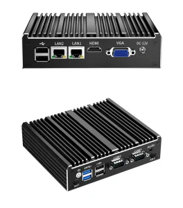 Fanless Barebone Mini PC Intel Celeron J1900 Quad Core DDR3L Industrial Computer with VGA HD Support WIFI/4G