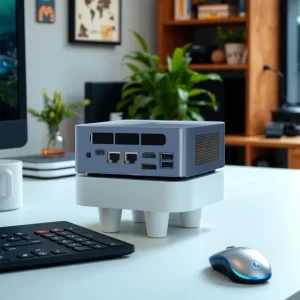 Fanless Design Portable Micro Host Computer Mini PCS Business Office Gaming SSD DDR Mini PC Box Barebone Support Wi Fi BT
