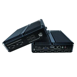 Fanless Industrial Computer Core I7 7500U 6COM Win10 11 Linux System Multifunction Mini Computer