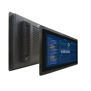 Fanless Industrial Computer I7 I5 Front IP65 Waterproof Dustproof Touch Screen Embedded All in One Industrial PC