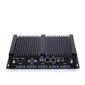 Fanless Industrial Control Host I3/i5 Dual Network 8 Serial Ports Desktop Embedded Mini Host Stock 2G/4G/8G RAM