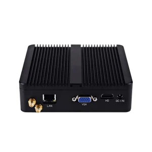 Fanless Industrial Mini Pc Box J1900 Quad Core Thin Client Win10 Pro Embedded Chassis Embedded Computer