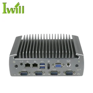 Fanless Industrial PC I3 I5 I7 Dual LAN 6 COM Embedded Industrial Computer for Industrial Controls