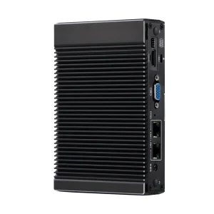 Fanless Mini PC Celeron N3160 Dual LAN RS232 DB9 Serial 24/7 Working for Industrial Automation POS Media Player