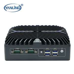 Fanless Mini PC Core 12th Gen I3 I5 I7 Triple 4K HD Triple M.2 Slots Triple 2.5G LAN Industrial Box Pc for IoT Computing