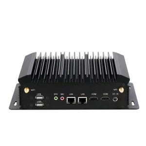 Fanless Mini PC Core 8th I3 8130U I5 8260U DDR4 M.2 SSD Dual HD Display 8*USB Industrial Embedded Desktop Computer