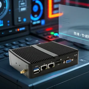 Fanless Mini PC Desktop J1900 Win10 Linux with Dual RS232 RS485 Dual Lan Industrial Computer