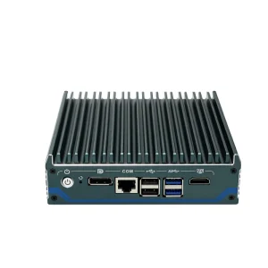 Fanless Mini PC Intel N100 Quad-Core Nano Barebone Box with 4K DP HDMI Win10 Support Industrial Computer