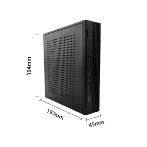 Fanless Motherboard Intel Core i3-4005U Personal Office Barebone Desktop Computer Mini PC