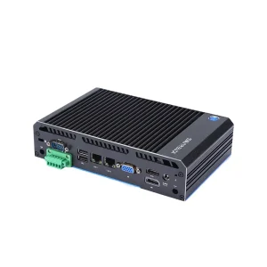 Fanless PC Mini Intel Core I3 I5 I7 Barebone Dual Core PC Mini Linux Win 11 Dual LAN Computer Fanless Industrial Mini PC