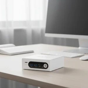 Fast DDR4 32GB RAM Mini PC Intel N100 N95 Fan Industrial Computer Win11 Dual 4K HDMI Dual LAN for Digital Signage & Office