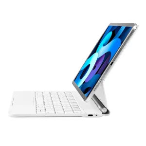 Floating Magnetic Wireless Keyboard Case Built in Multi Touch Trackpad USB Type C Ultra Thin for iPad 10.9 Inch 10th 11th