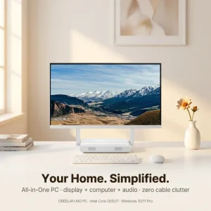 Foldable All-in-One PC 24 Inch Touchscreen Portable Desktop Computer Intel Core I5 I7 Windows 11 for Business and Home Office