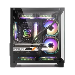 Full Gaming Pc Rx580 Custom Computer Set Equipment Desktops Prebuilt Build Desktop Gamer Pc