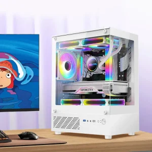 G30 Desktop Computer AMD Ryzen5 5600 RX6600 16GB RAM 1TB SSD Hexa Core PC Win 11 PC Gaming Desktop Micro Computer