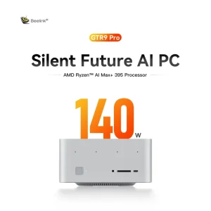 GTR9 Pro Mini PC AMD Ryzen AI Max+ 395 128GB LPDDR5X 140W TDP Gaming Desktop Computer Dual 10GbE AI Server Cluster