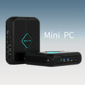 Gaming 4K PC USB4.0 Mini PC AMD Ryzen 7 7840U 2.5 Inch SATA HDD Slot M.2 2280 WiFi Support Mini Office PC