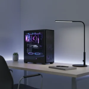 Gaming Computer Case MicroATX ITX Tower PC Case Tempered Glass Side Panel USB 3.0 Computer Cases Gaming Desktop